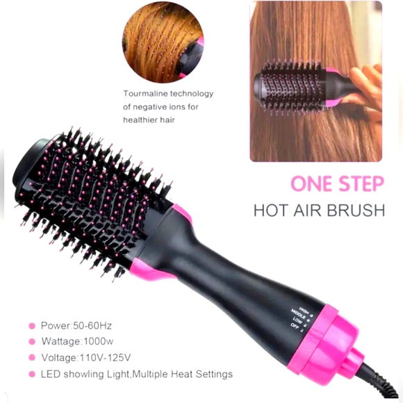 - Hair Dryer Brush 4 in 1 Blow Out Style Curl 1 Step Hot Air Comb Volumize… - Picture 4 of 14